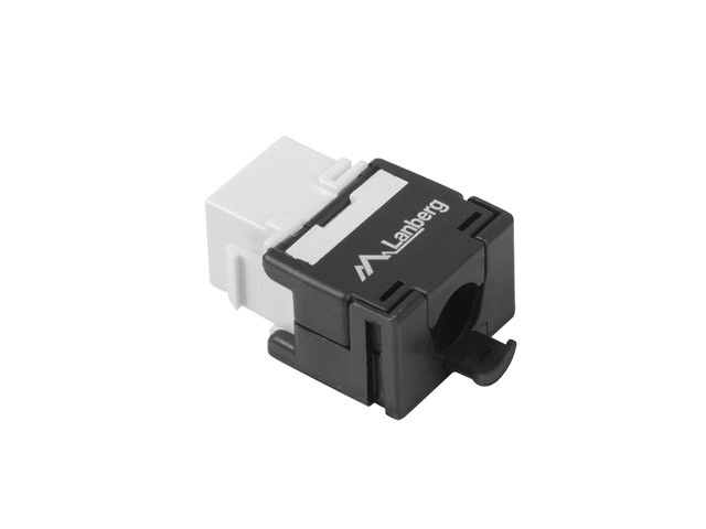 Modulaire keystone RJ45 wandcontactdoos kat.6