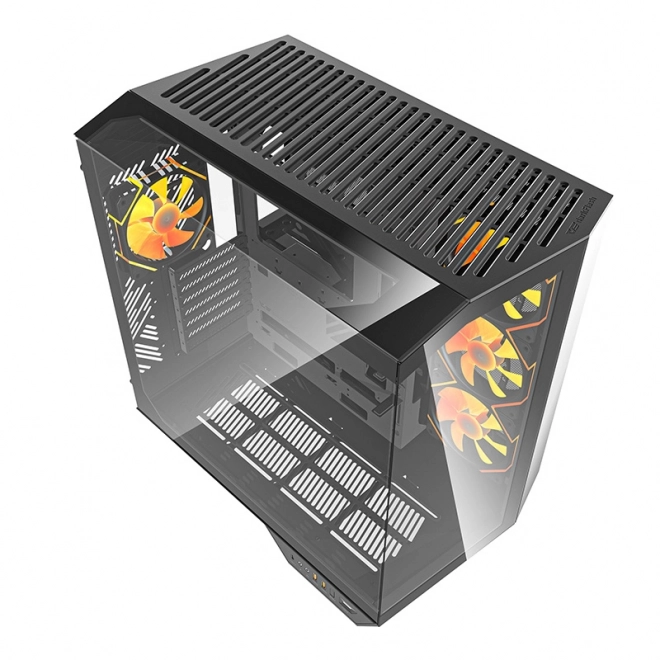 Boîtier d'ordinateur Darkflash DY470 noir