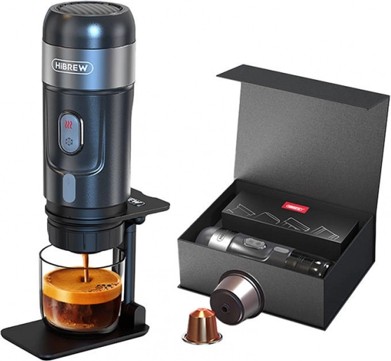 Cafetière portable 3 en 1 HiBREW avec étui (80 W)