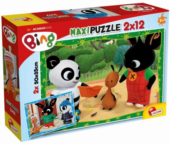 Puzzle Maxi Bing 2 x 12 Teile