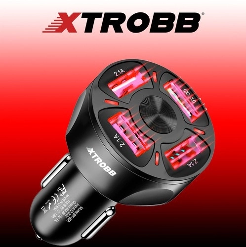 4x USB autolader + Xtrobb 19907 kabel
