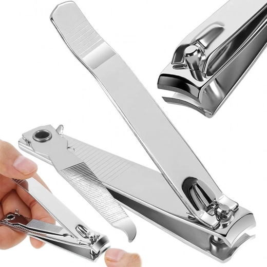 Nagelknipser aus Stahl mit Chromfeile