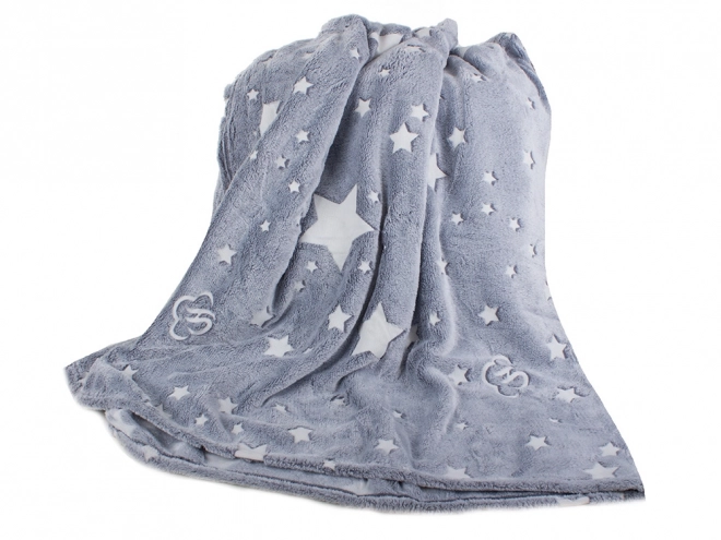 Fleece Blanket with Sleeves – Glows in the Dark