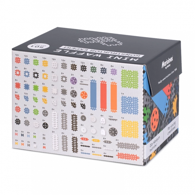 Constructieset Mini Waffle Expert 501 onderdelen