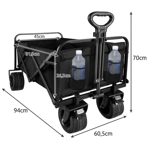 Foldable Transport Cart for Garden and Beach