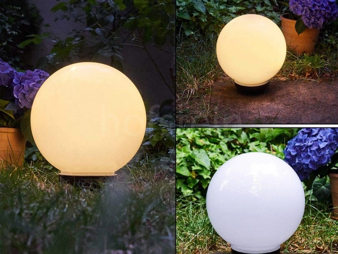 Solar Gartenlampe RGB Kugelleuchte 10 cm