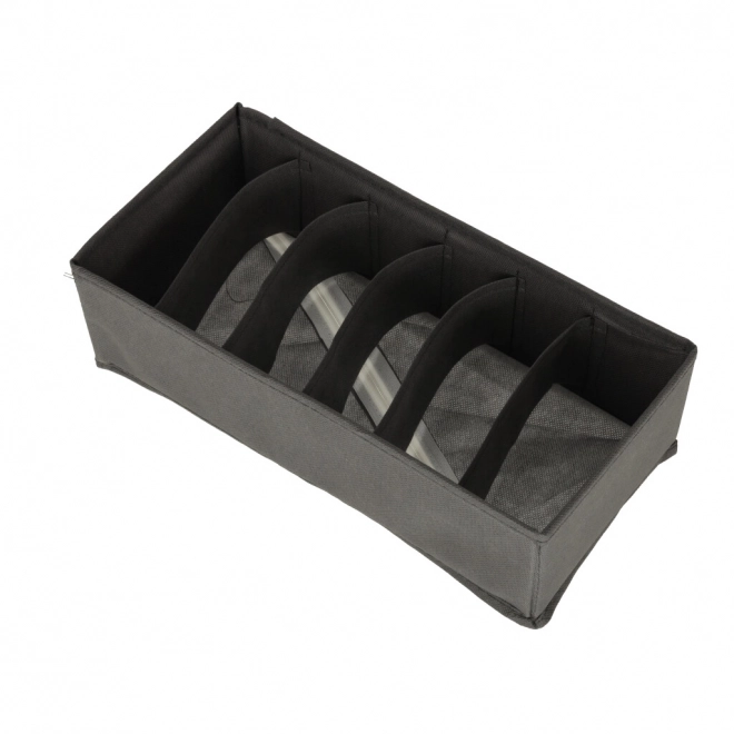 Grijze organizer voor lade voor ondergoed en sokken - 4 stuks
