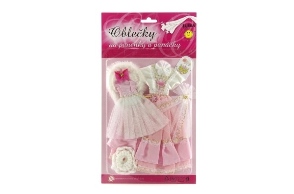 Kleding met accessoires voor poppen 2 stuks