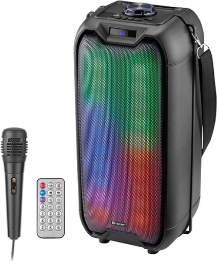 haut-parleur sans fil tracer tower led tws bluetooth avec karaoké