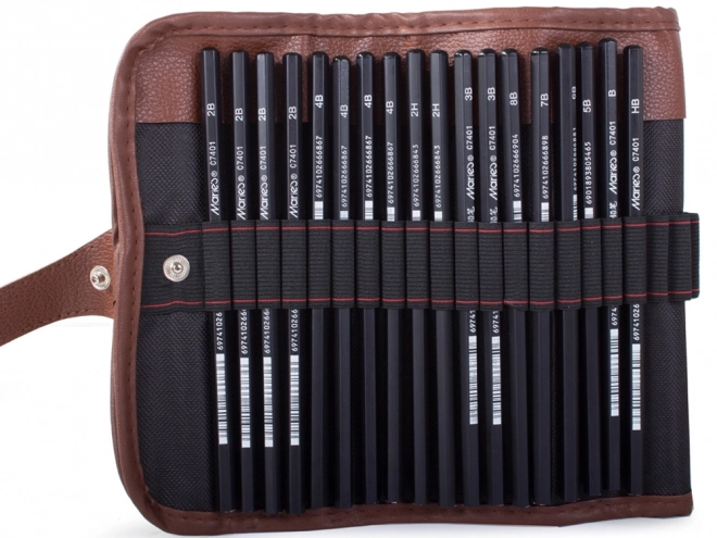 Ensemble de croquis professionnel avec valise