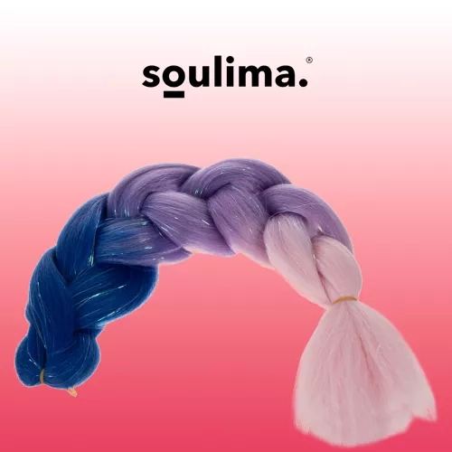 Cheveux synthétiques ombrés tresses Soulima 23577