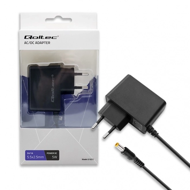 Stopcontactadapter Qoltec 5W