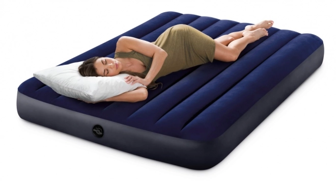 Inflatable Mattress INTEX Double Velour 191x137 cm