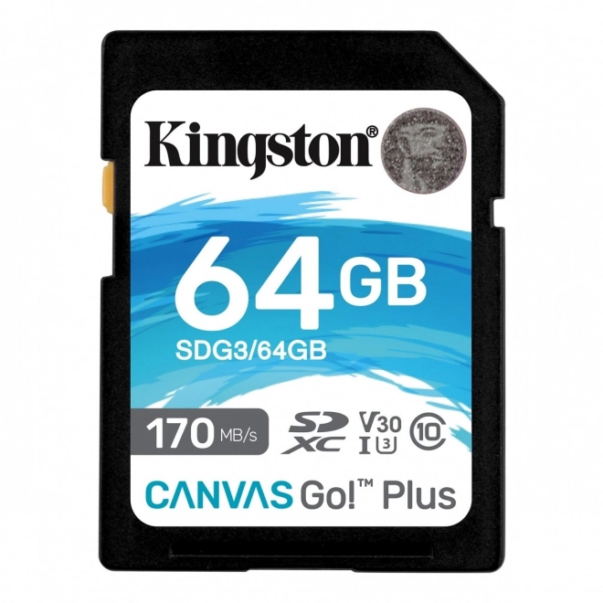 SD-geheugenkaart 64GB Canvas Go Plus 170/70MB/s CL10 U3 V30