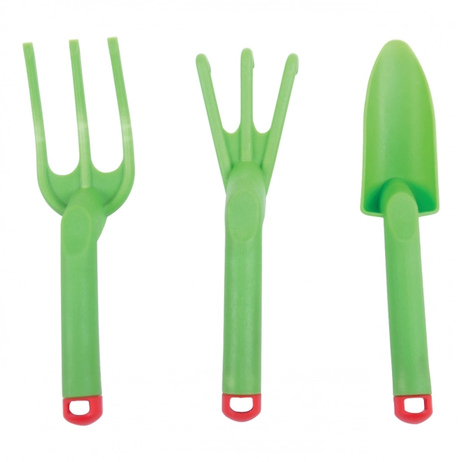 Tuinset gereedschap kunststof groen