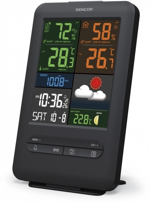Weerstation met kleurendisplay
