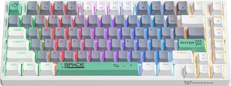 ONIKUMA G52 82-toetsen USB bedrade mechanische toetsenbord