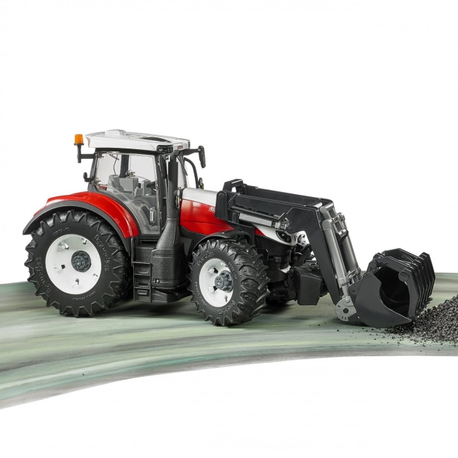 Bruder tractor Steyr Terrus CVT met voorlader