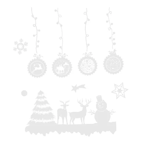 Ruhhy Kerst raamstickers 22253