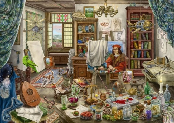 Puzzel Ravensburger Exit: Atelier van de Kunstenaar 759 stukjes