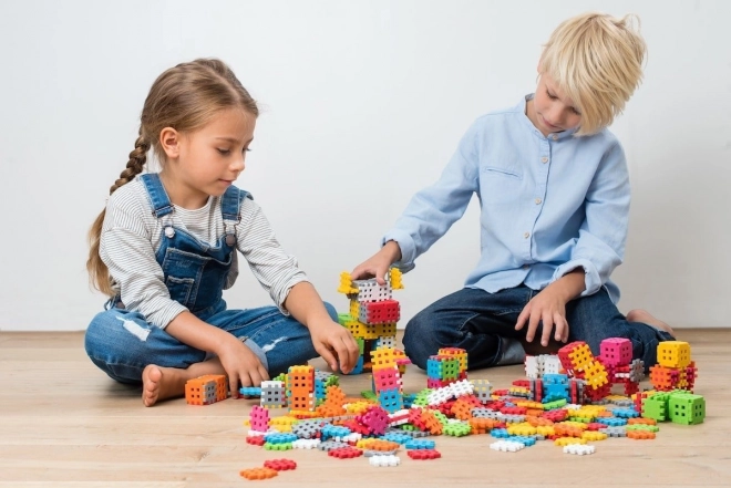 Bouwstenen Mini Pastel 140 stuks