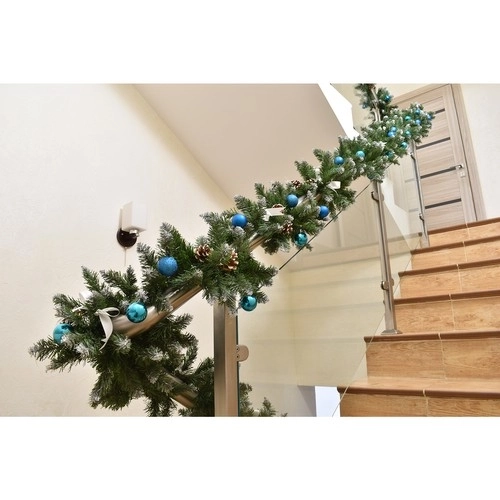 Dichte Weihnachtsgirlande Dekoration 270cm Premium Qualität