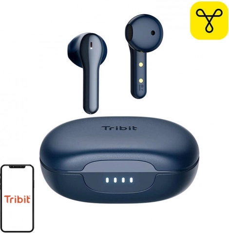 écouteurs sans fil TWS TRIBIT SolarBuds C2 (noir)