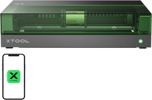 Lasergraveerder 2-in-1 xTool S1 40W All‑in‑One set (zwart)