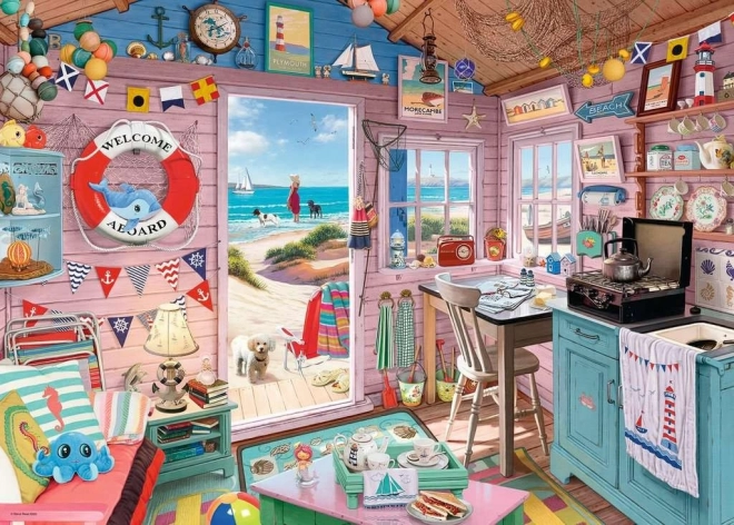 Puzzel Ravensburger Mijn strandhuisje My Haven No7 1000 stukjes