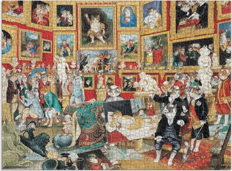 Decoratief kunstwerk na het leggen