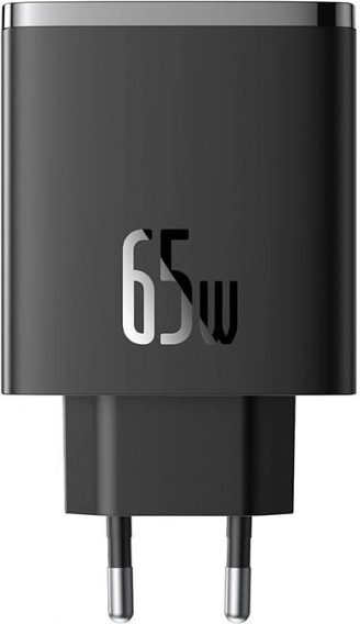 Netlader Baseus OS-Cube Pro 65W, 2× USB‑C + USB‑A, zwart