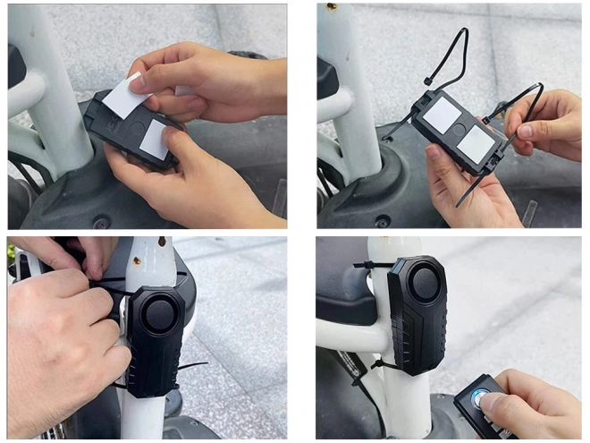 Diebstahlalarm für Motorräder mit Fernbedienung
