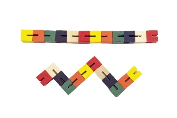 Houten slang puzzel Teddies