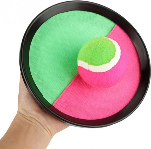 Velcro Catch Ball Game Set with Paddle and Ball