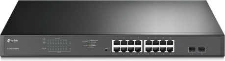 Commutateur TP-Link JetStream Easy Smart PoE+ 16× Gigabit + 2× SFP