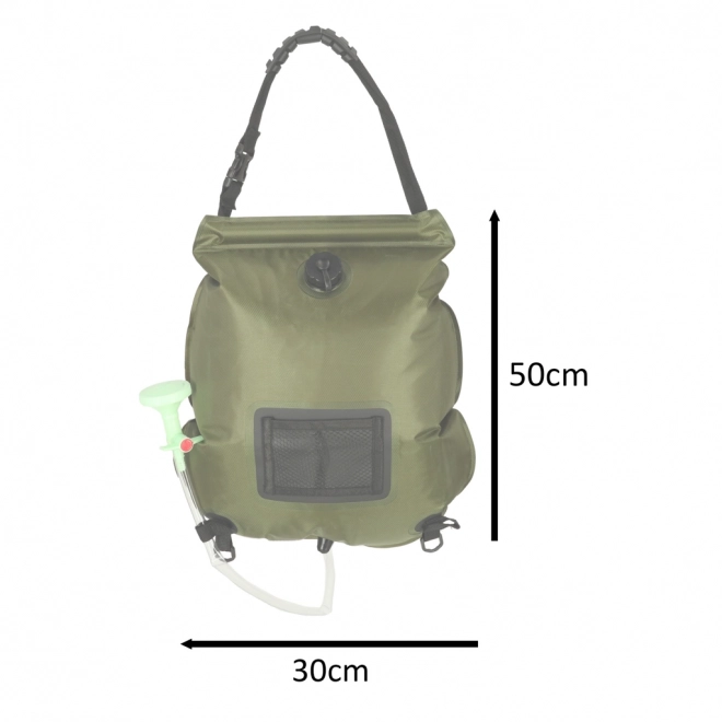 Douche de camping solaire 20L avec thermomètre