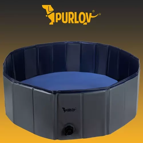 Opvouwbaar zwembad/hondenkennel 100x30 Purlov 20929