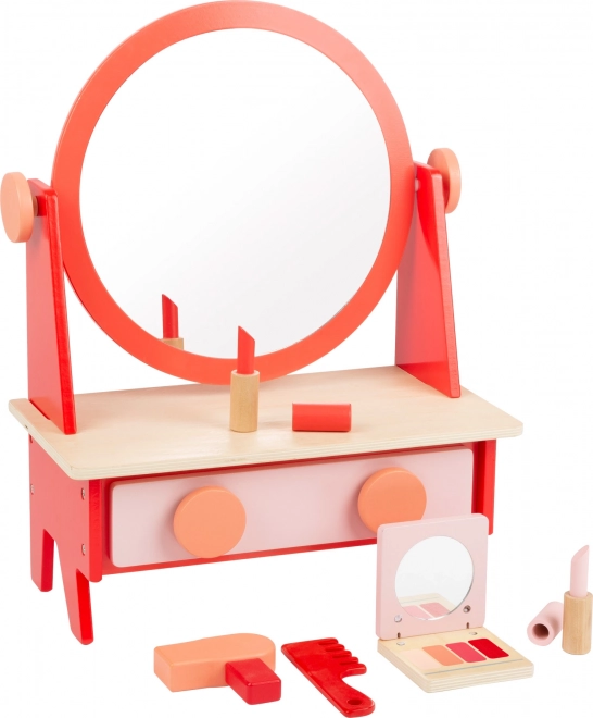 Houten kosmetische tafel Retro