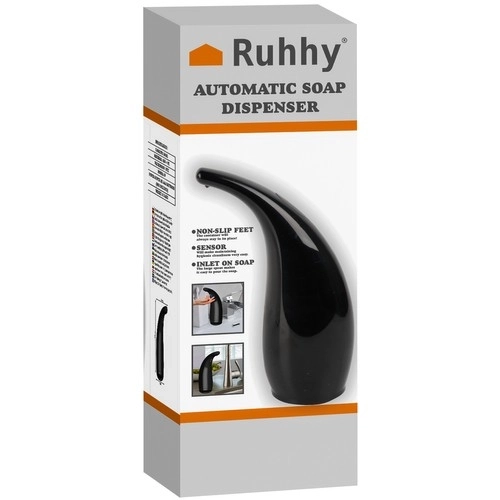 Distributeur de savon sans contact noir Ruhhy 22229