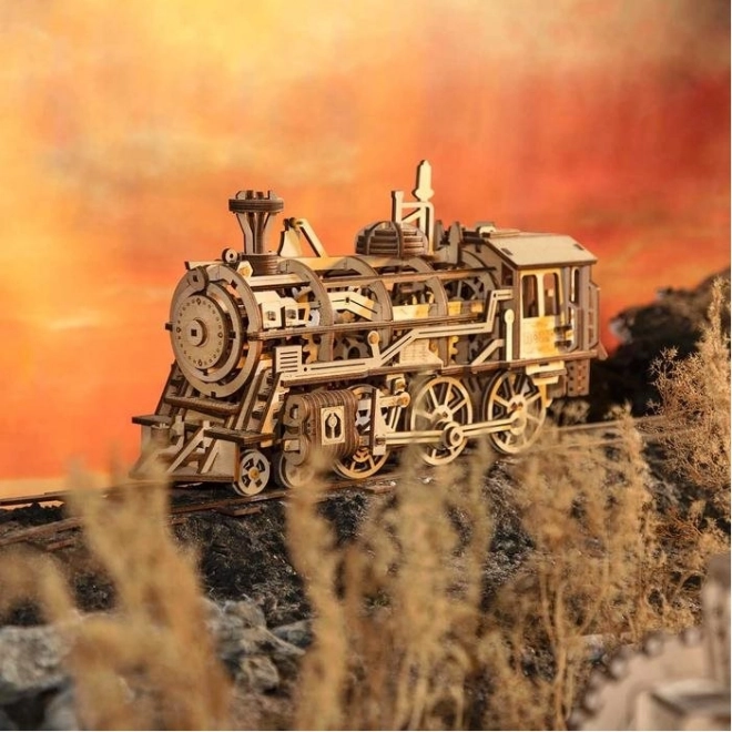 Locomotief - 3D houten bouwpakket