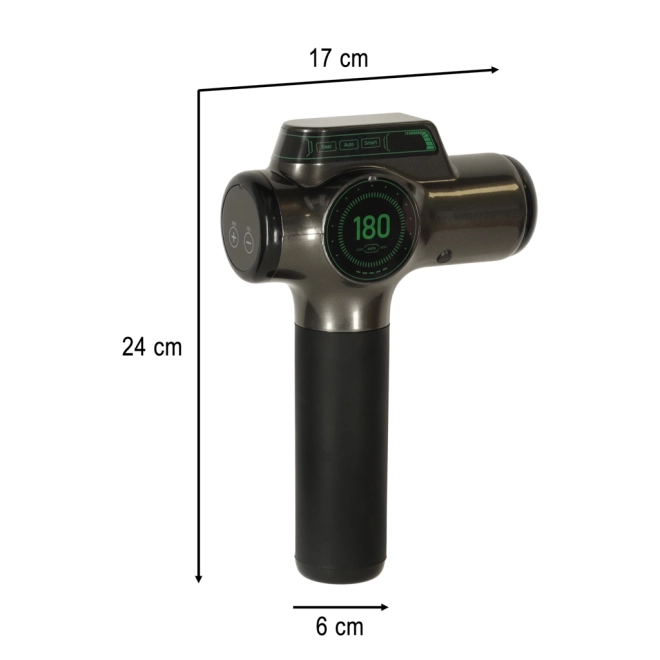 Portable Massage Gun with LED Display 8-in-1