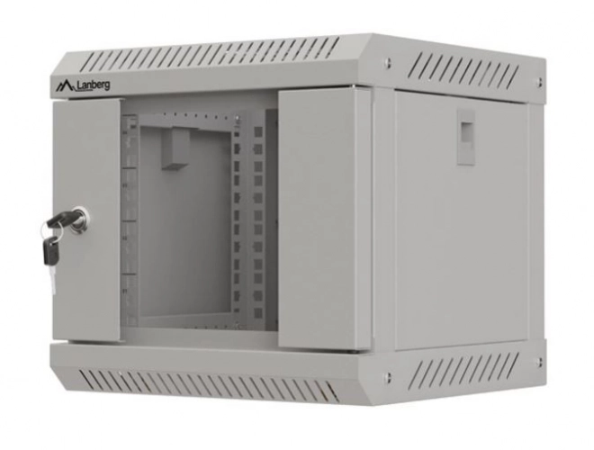 Wandgemonteerde 10-inch rackkast 4U 300x300 grijs