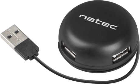 USB Hub Natec Bumblebee 4 Ports Black