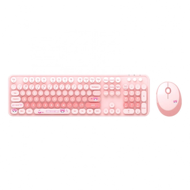 Ensemble sans fil clavier et souris MOFII Candy – Růžová