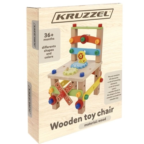 Houten educatieve stoel