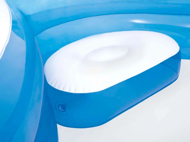 Inflatable Pool with Seats and Drink Holders