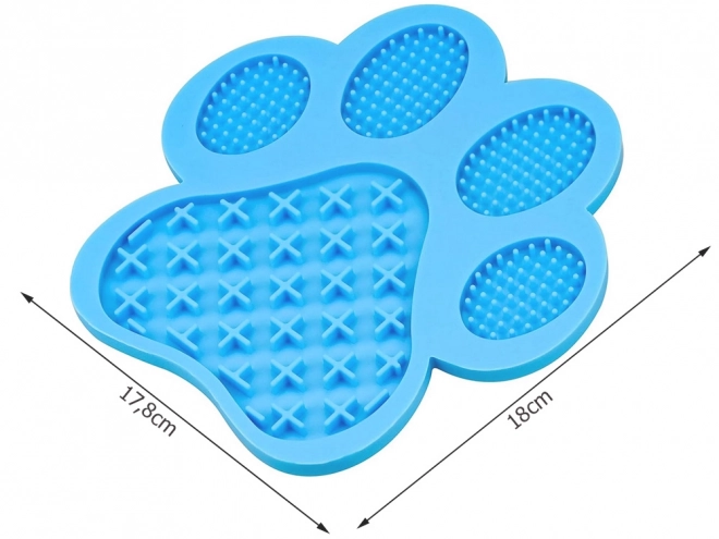 Anti-Stress Licking Mat for Dogs Paw Shape