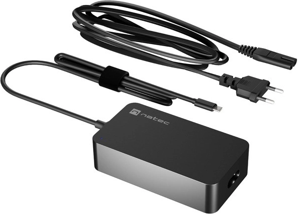 NATEC Grayling USB‑C 45W chargeur pour ordinateurs portables, tablettes et téléphones