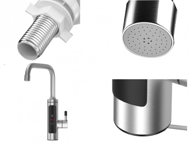 Chauffe-eau électrique instantané avec écran LCD