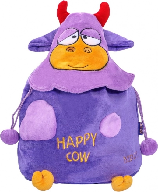 Sac à dos en peluche Vachette